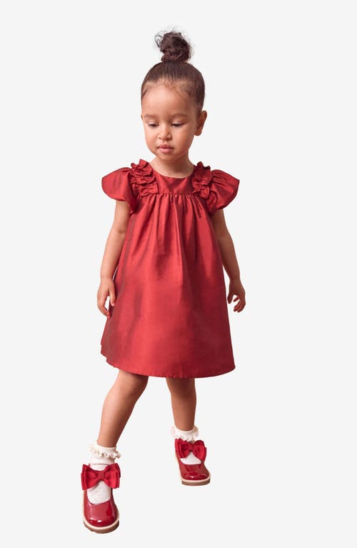 Shop Next Kids' Ruffle Taffeta Party Dress In Red