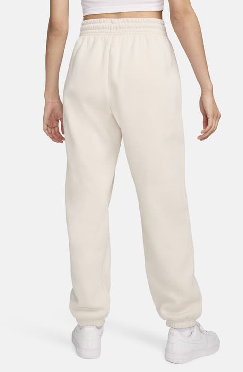 Nike Womens Phoenix Hr Os Pants In Light Orewood Brown/sail
