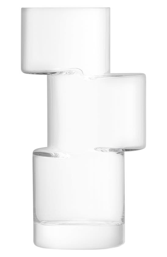 Lsa Tier Vase In Transparent