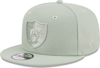 Las Vegas Raiders EVERGREEN White-Green Fitted Hat