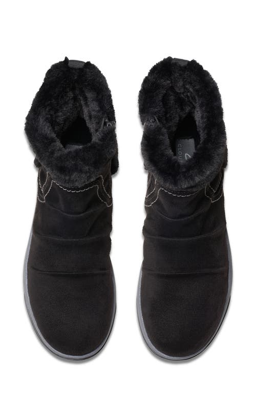 Clarks ® Breeze Cozy Faux Fur Lined Boot In Black