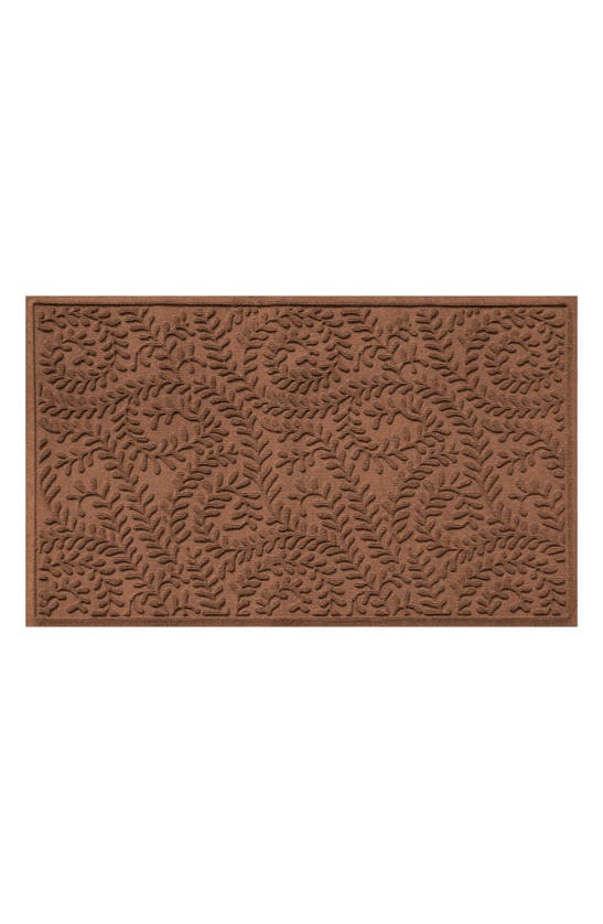 Bungalow Flooring Waterhog Boxwood Floor Mat In Dark Brown