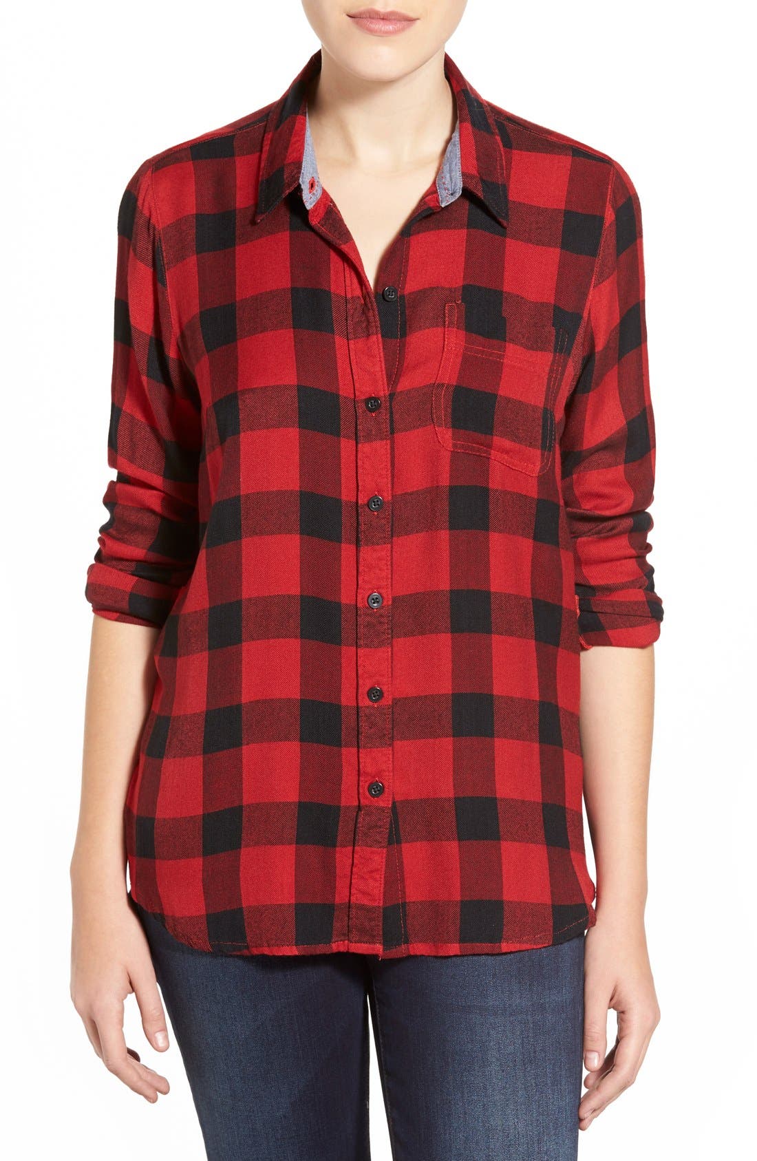 lucky brand bungalow plaid shirt