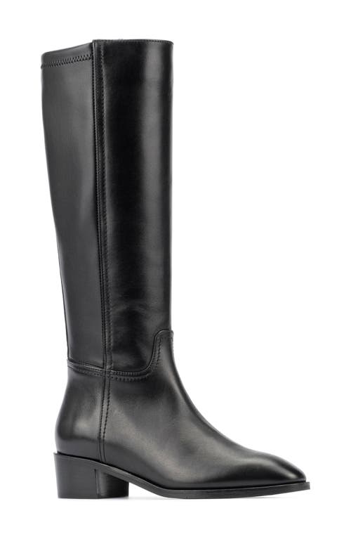 Aquatalia Rozaria Knee High Boot in Black/Black