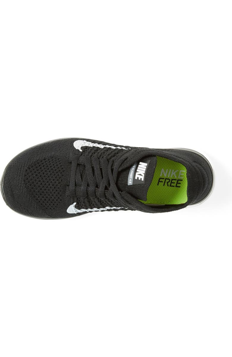 Nike 'Free 4.0 Flyknit' Running Shoe, Alternate, color, 