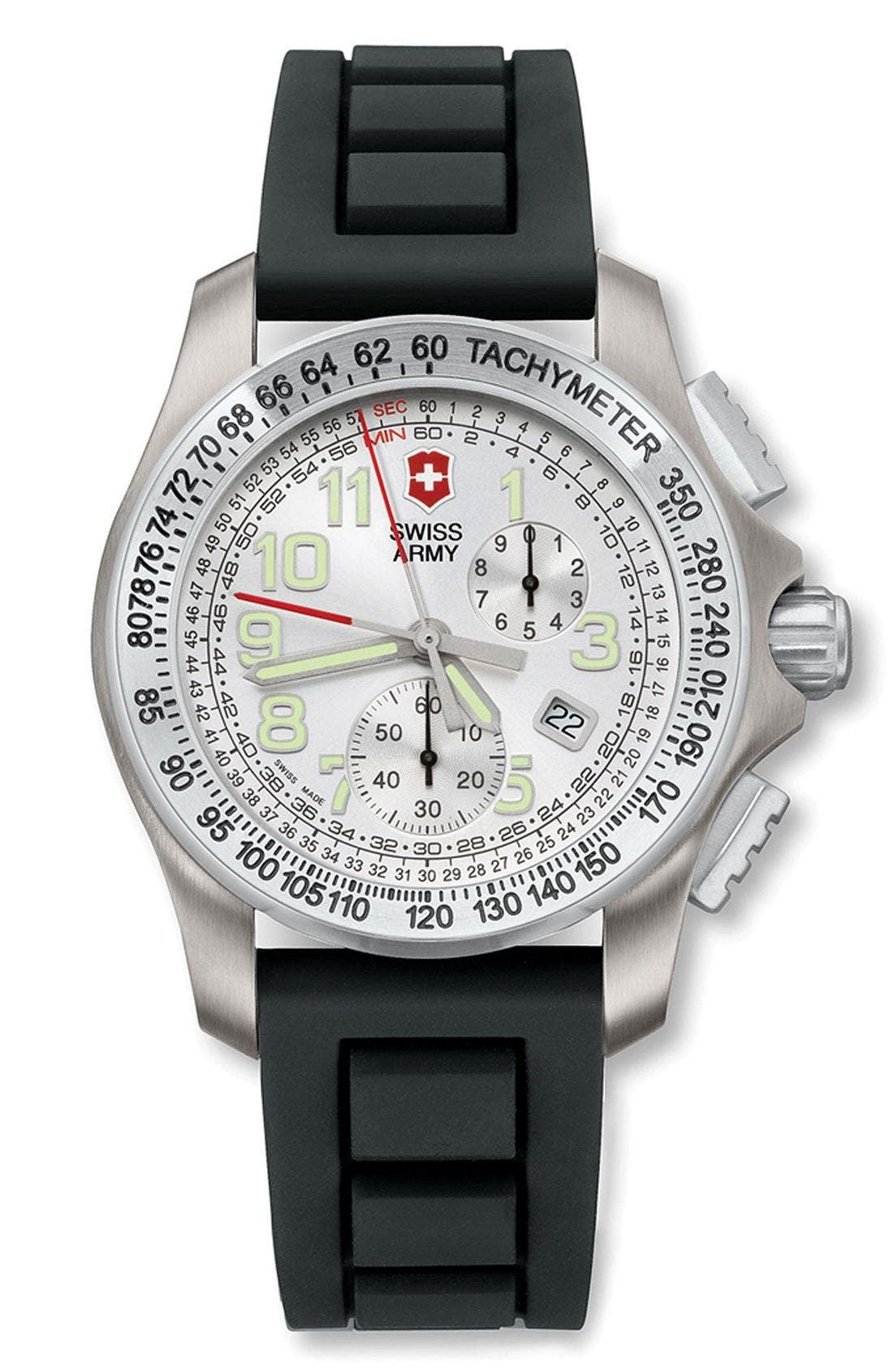 swiss army watch rubber band