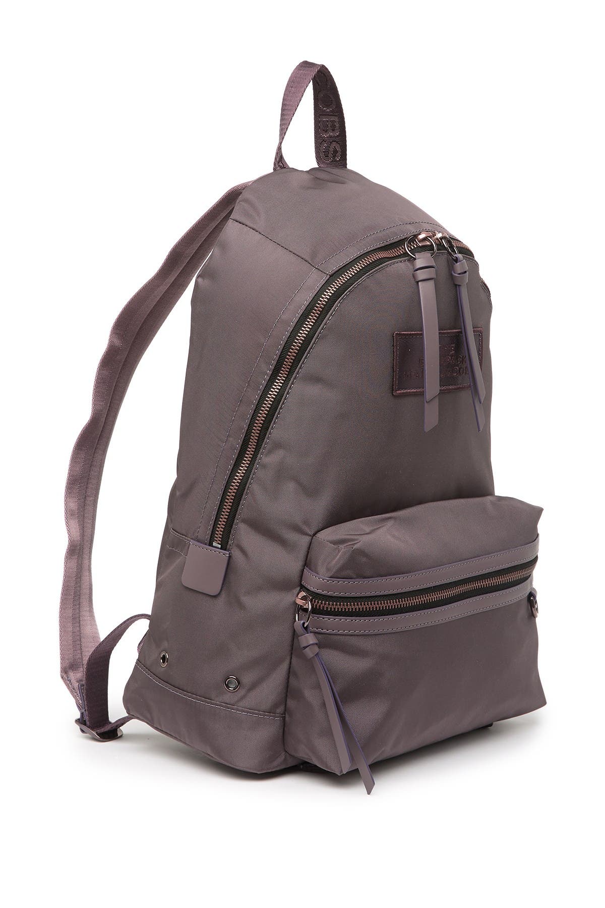 the marc jacobs large leather trim backpack