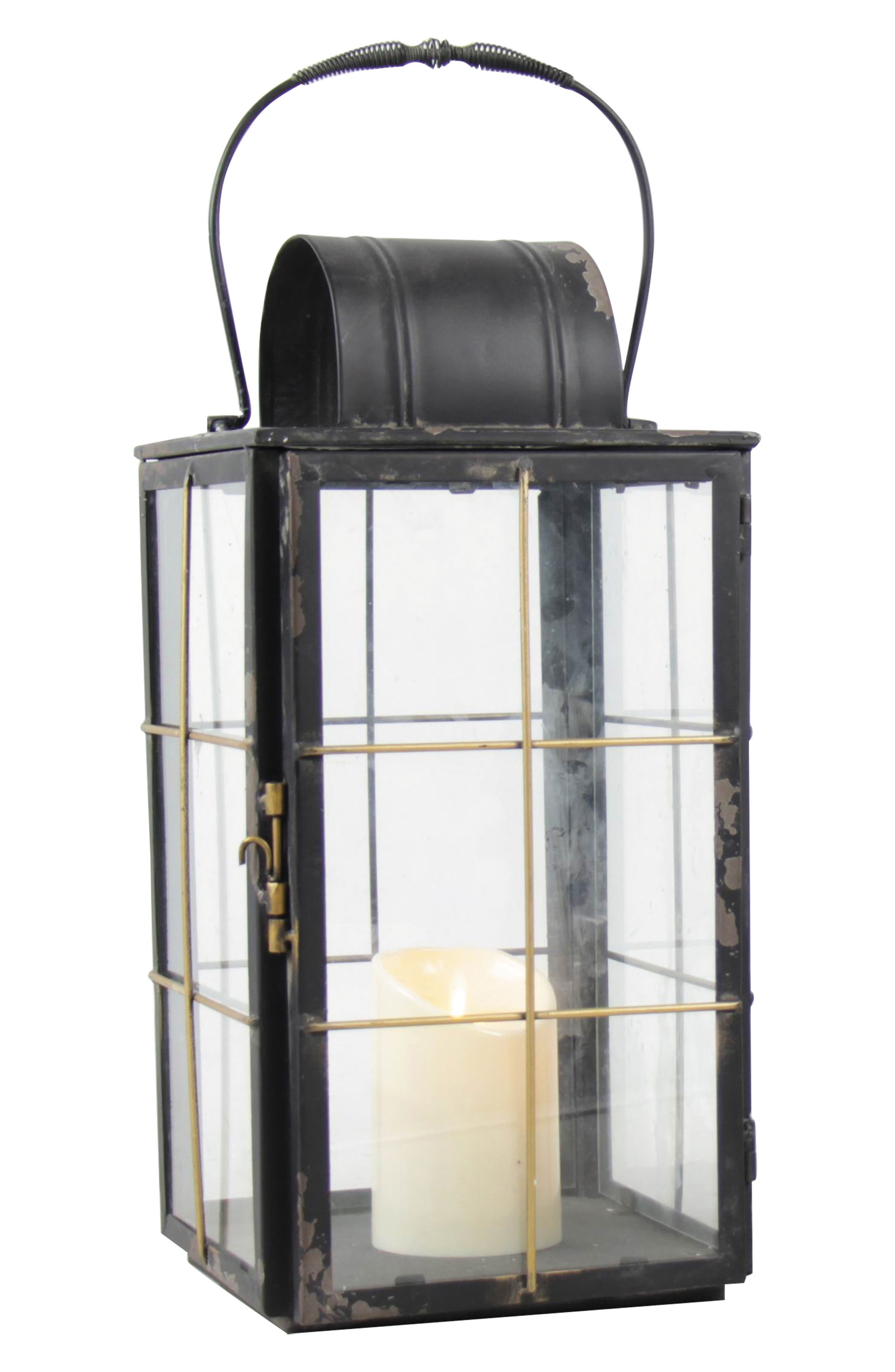 Foreside Large Holiday Cottage Metal Lantern Nordstrom