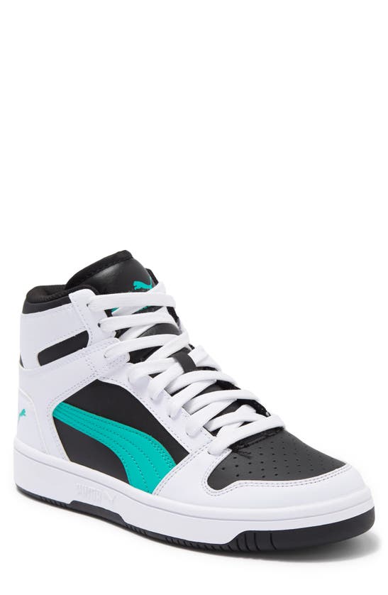 Puma Rebound Layup Sl Basketball Sneaker In Black-spectra Green | ModeSens