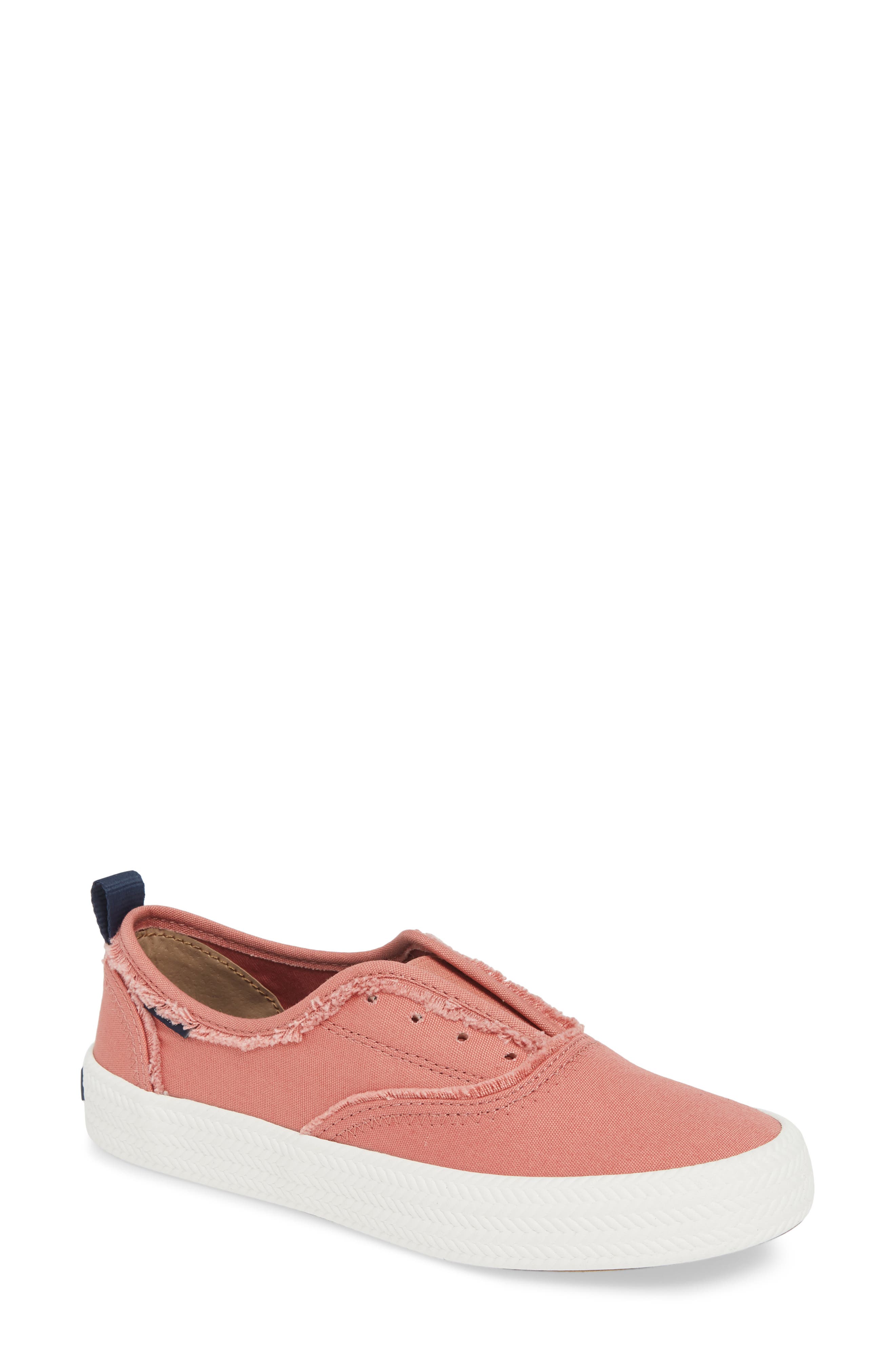 Sperry Crest Rope Laceless Sneaker, Red