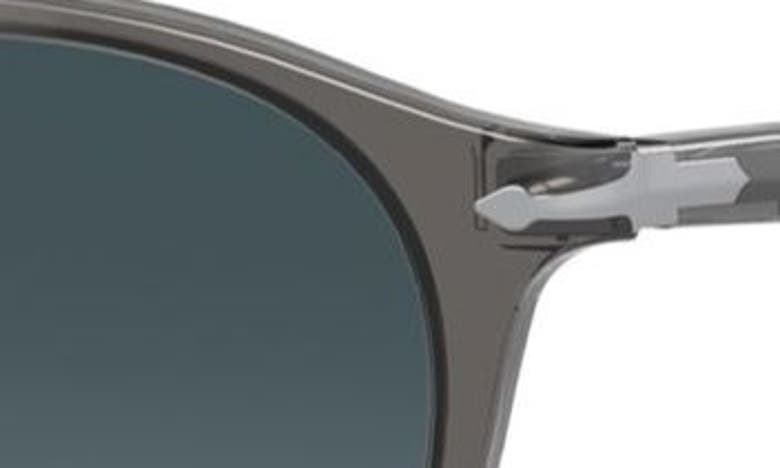 Persol 52mm Gradient Polarized Phantos Sunglasses In Transparent Grey