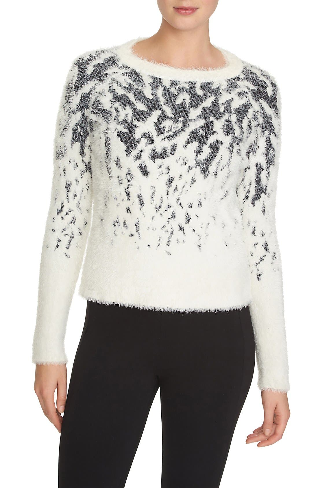 1.STATE Jacquard Knit Sweater Nordstrom