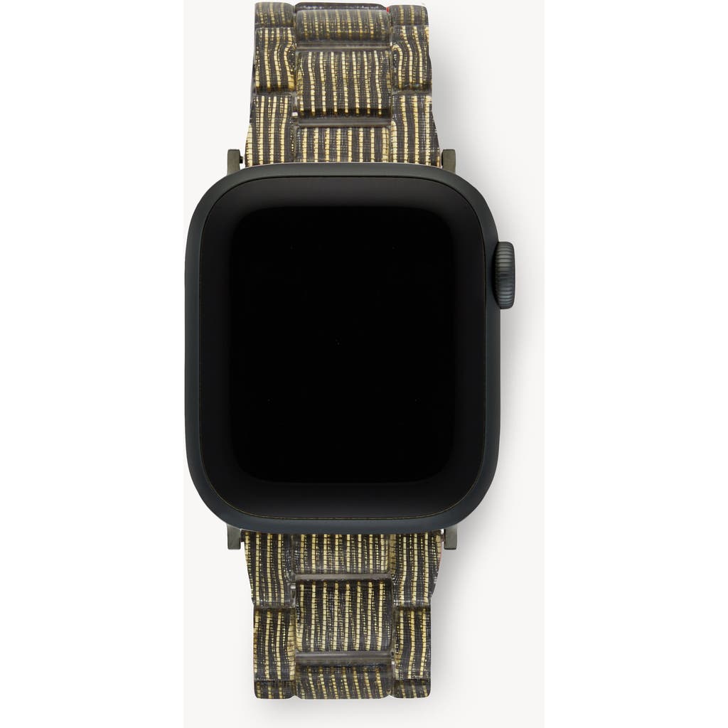 Machete Apple Watch Band In Gold Stripe
