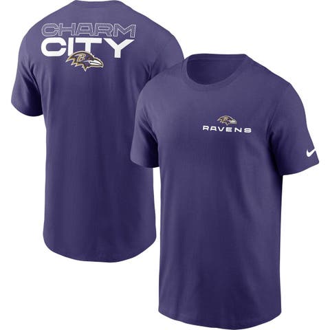 Men's Nike Purple Baltimore Ravens Local Phrase T-Shirt