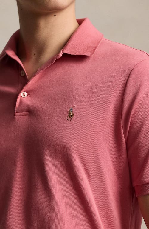 Shop Polo Ralph Lauren Pima Cotton Polo In Adirondack Berry