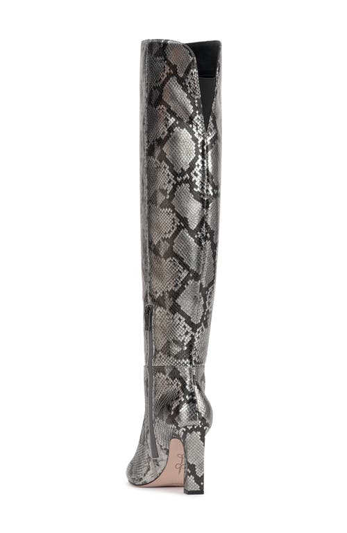 Shop Jessica Simpson Mistia Knee High Boot In Chrome