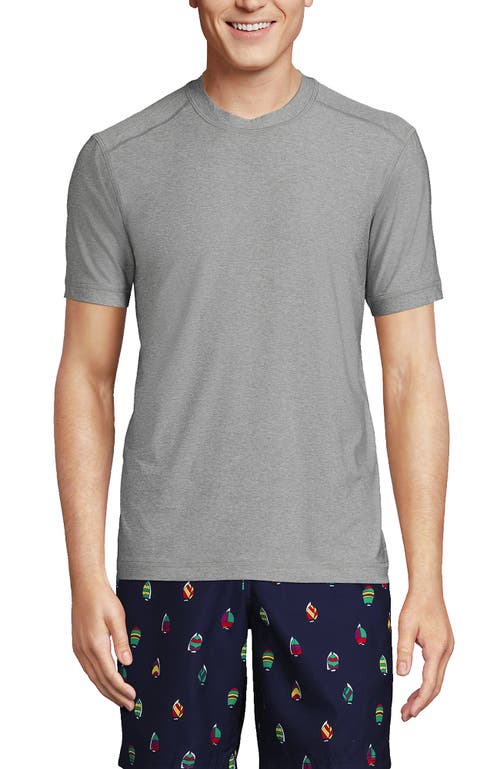 LANDS' END LANDS' END SHORT SLEEVE SWIM TEE RASH GUARD 