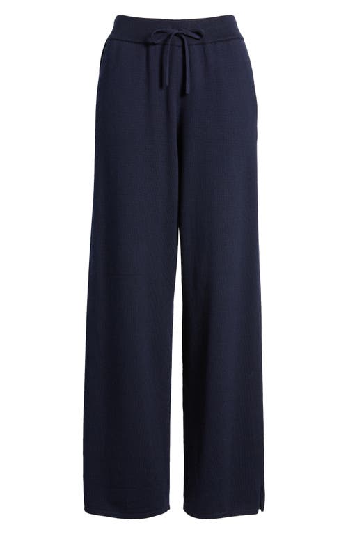 Shop Caslonr Caslon(r) Cotton & Cashmere Sweater Pants In Navy Night