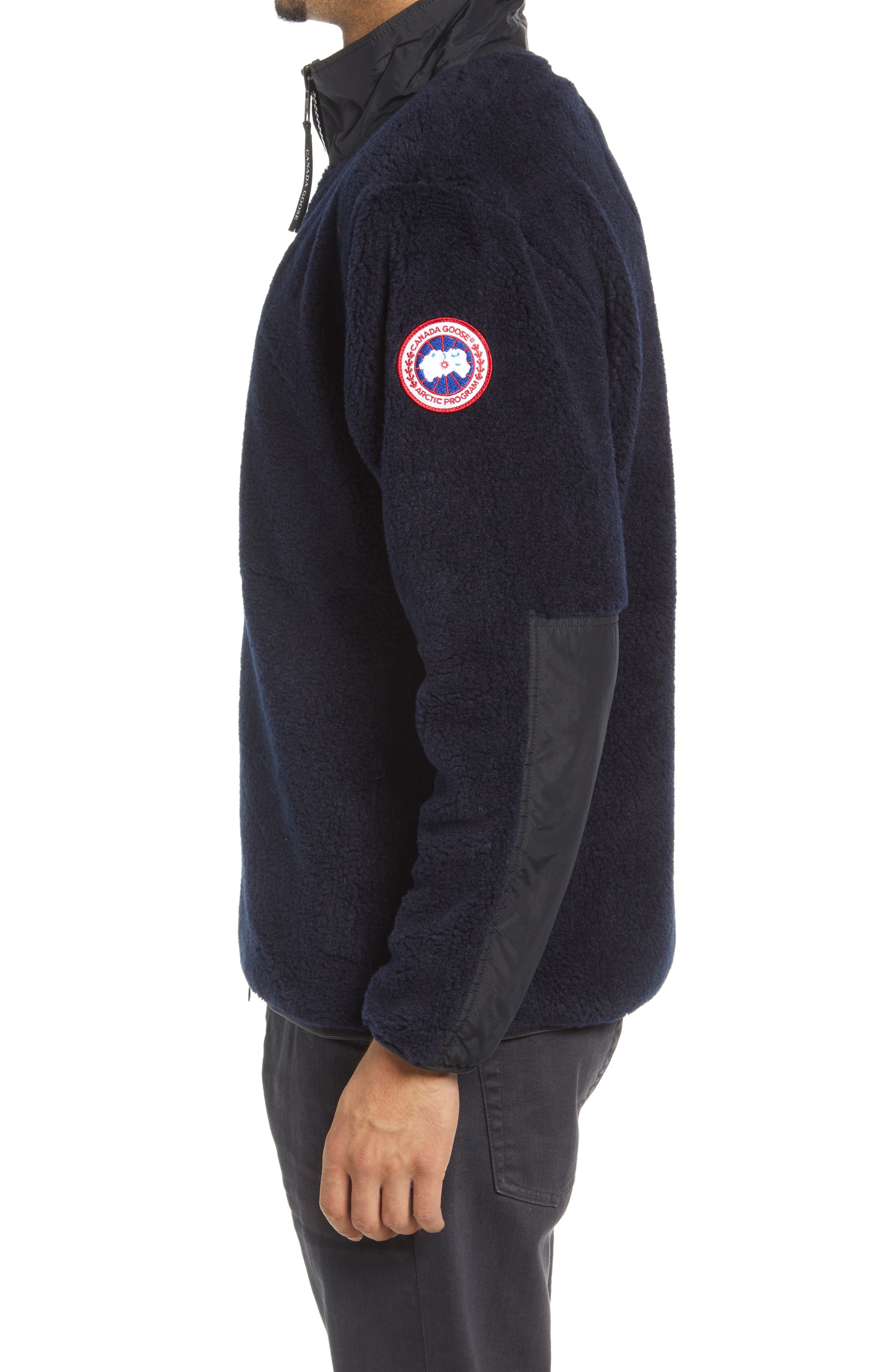 canada goose fleece jacket men's