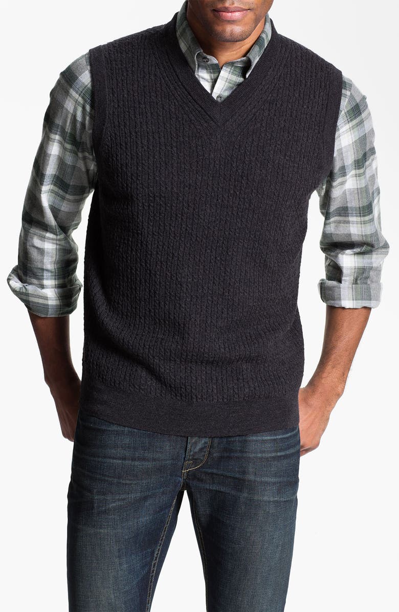 Nordstrom Cable Knit Merino Wool Sweater Vest | Nordstrom