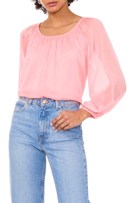 1.STATE Scoop Neck Top Rose Gauze at Nordstrom,