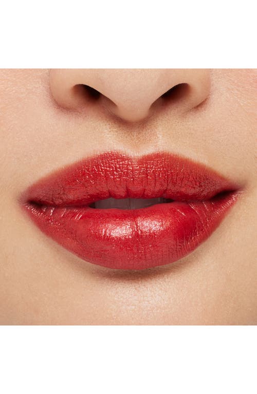 Shop Mac Cosmetics Frost Lipstick In Regal Red