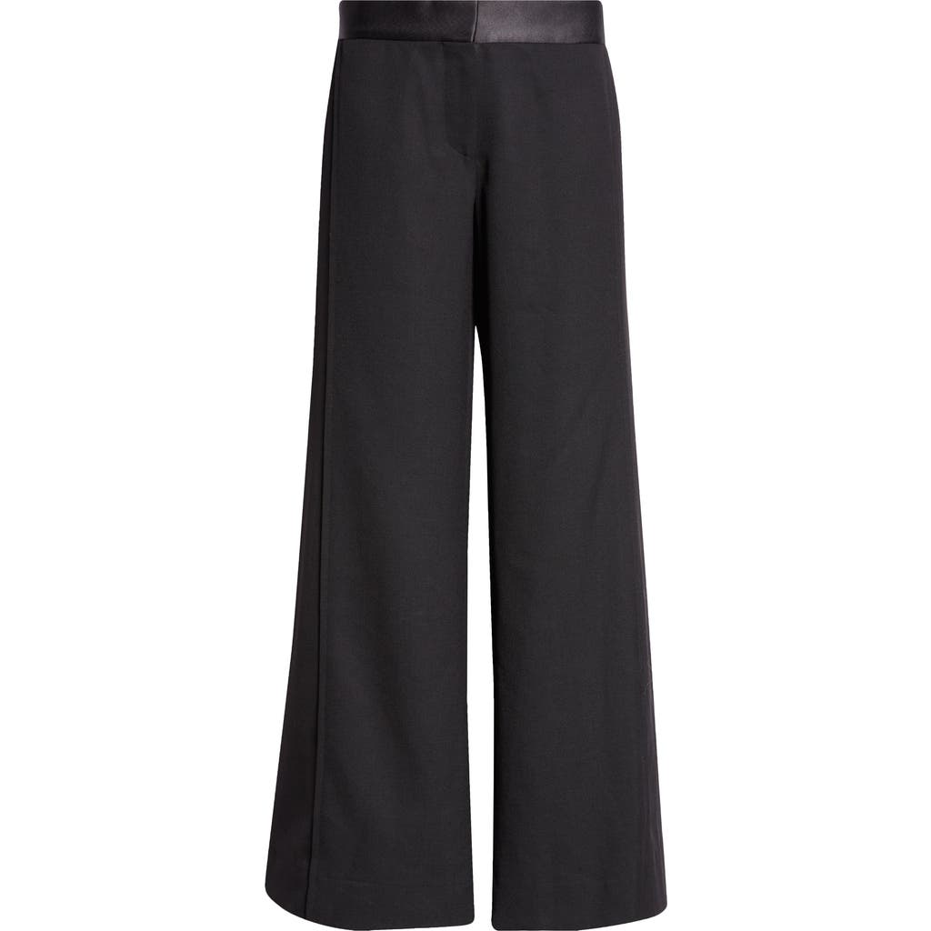 VICTORIA BECKHAM VICTORIA BECKHAM SIDE PANEL WOOL BLEND TROUSERS