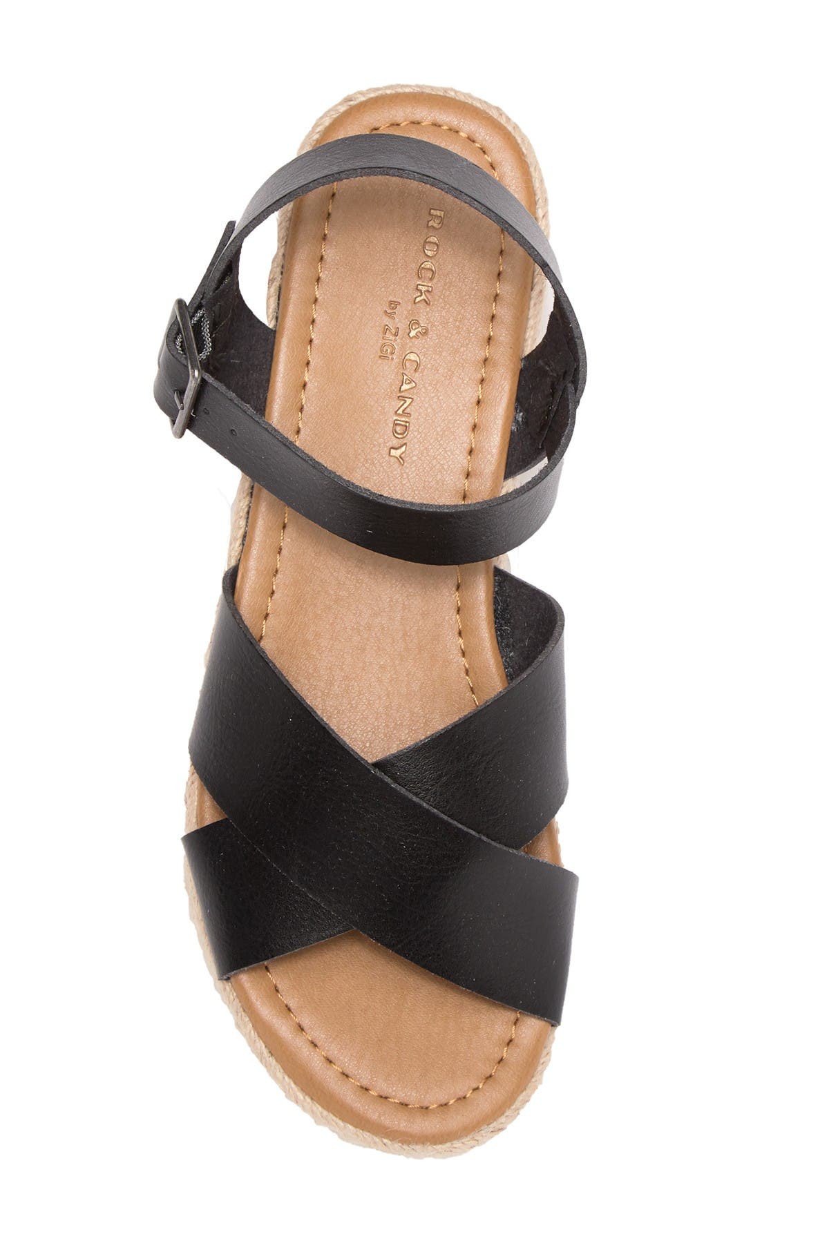 rock & candy deklana espadrille platform wedge sandal