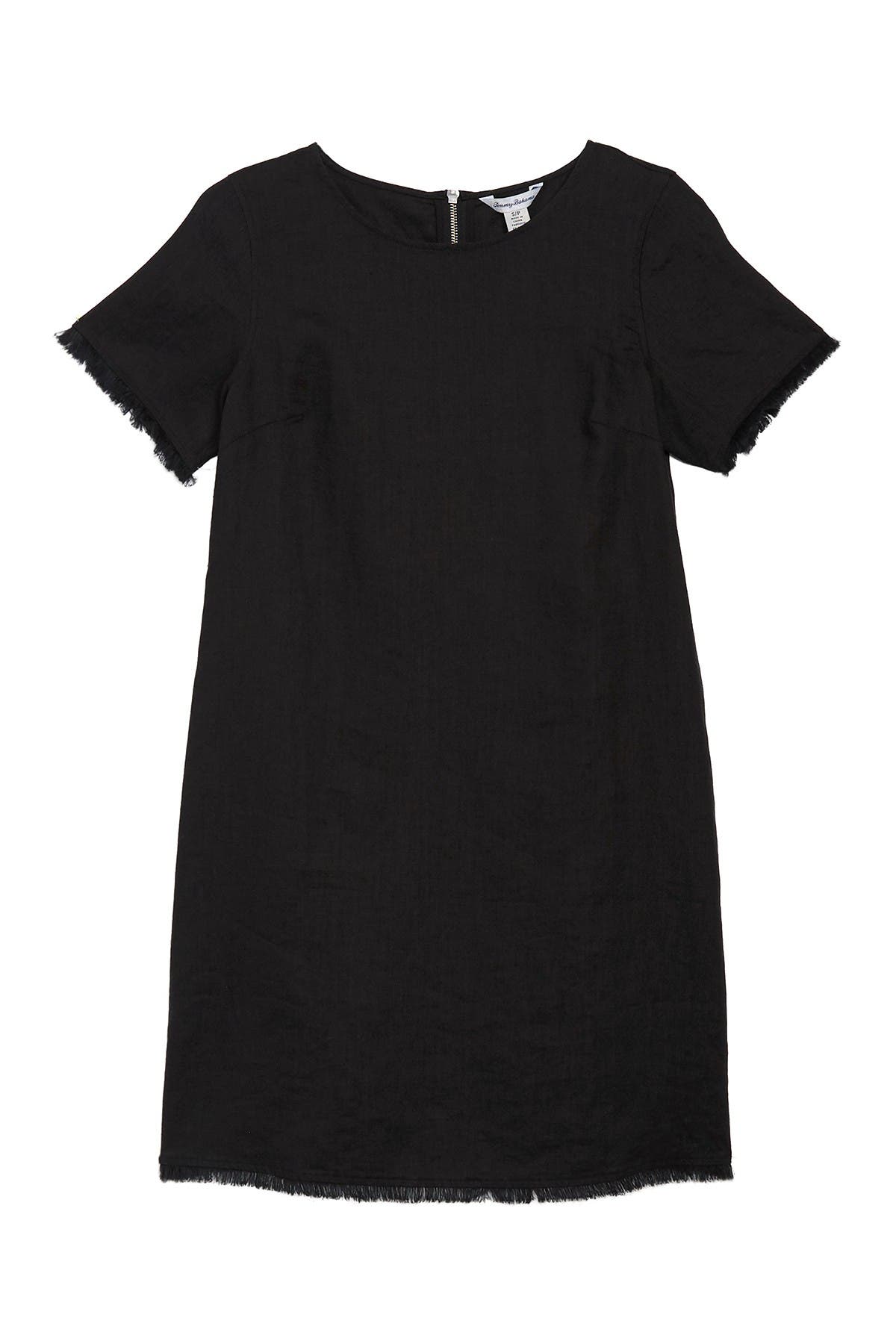 two palms linen shift dress