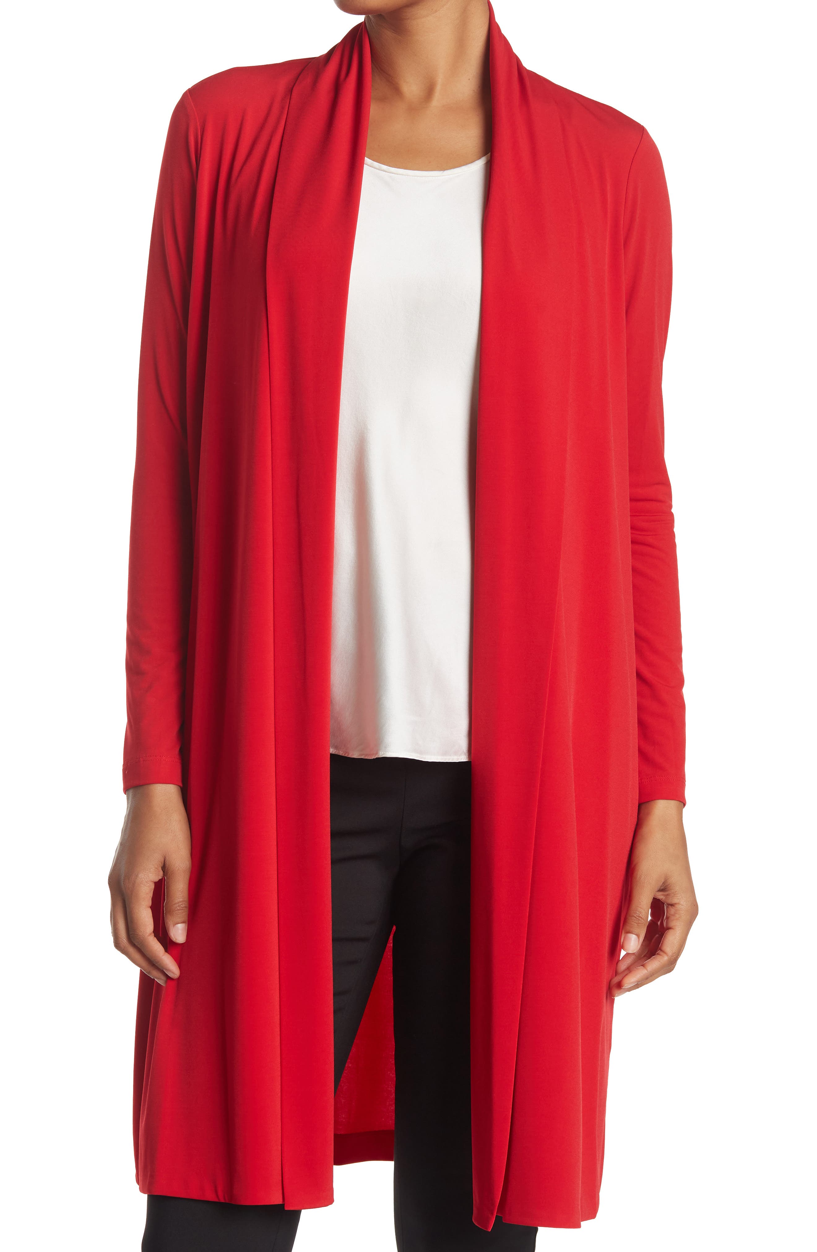 longline open front blazer