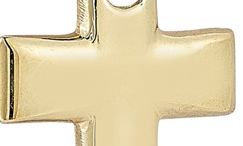 Ember Fine Jewelry 14k Yellow Gold Cross Pendant Necklace In Gold