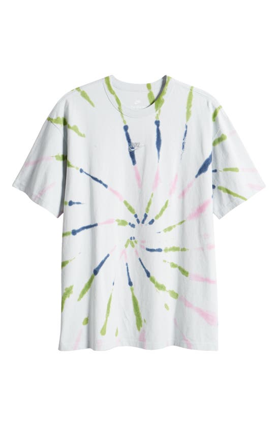 Shop Nike Sportswear Premium Essentials Tie Dye T-shirt In Pure Platinum