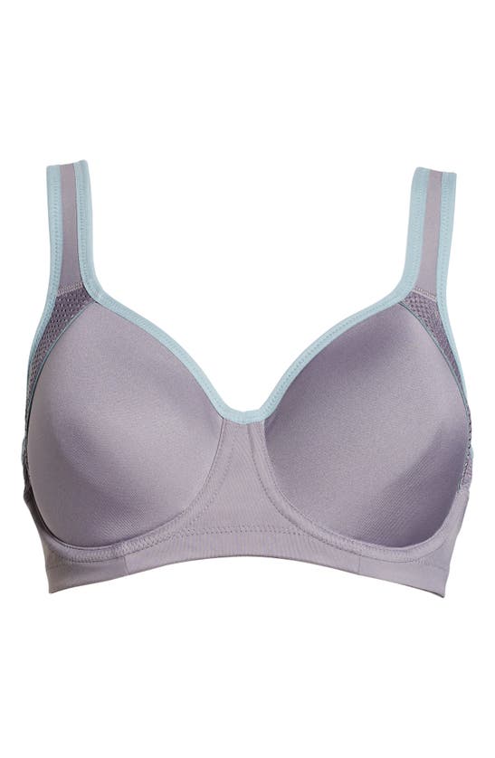 Wacoal Lindsay Sport Underwire T-shirt Bra In Shark/ Lead
