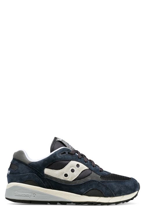 Shop Saucony Shadow 6000 Essential Sneaker In Navy/grey