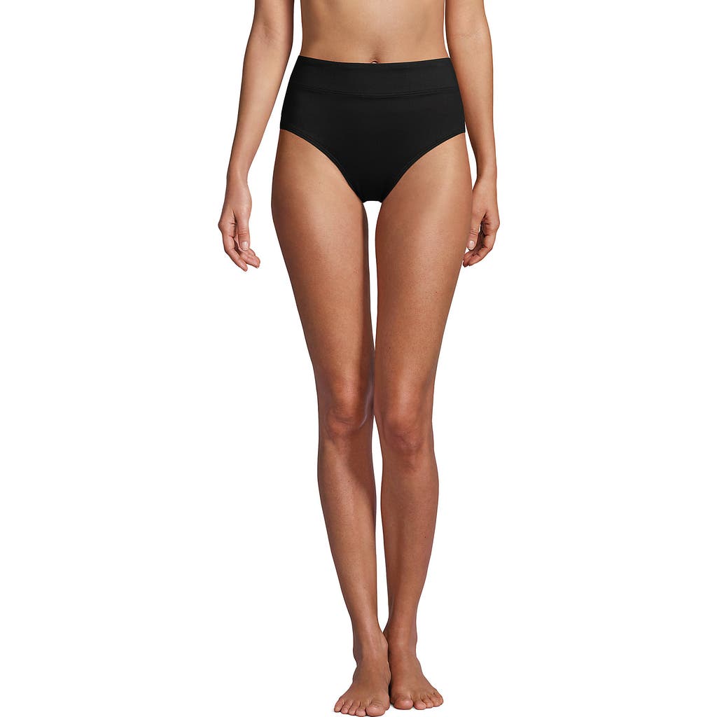 LANDS' END LANDS' END TUMMY CONTROL HIGH WAISTED BIKINI BOTTOMS