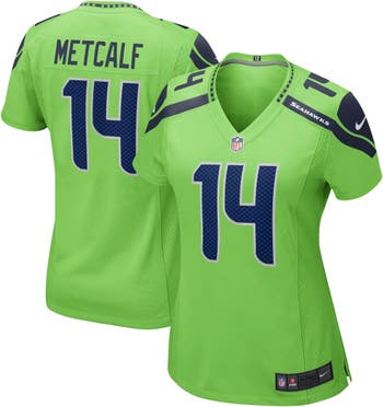 Nike Kids' Youth Dk Metcalf Neon Green Seattle Seahawks Game