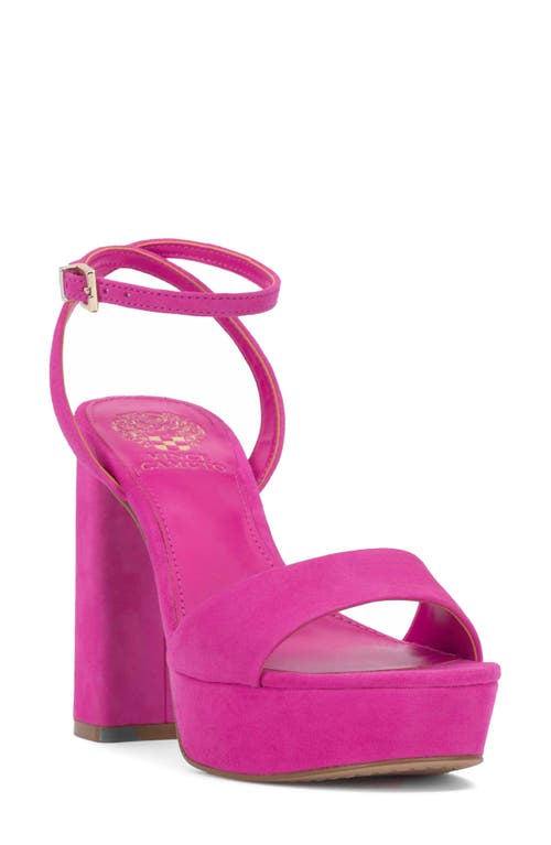 Pendry Ankle Strap Platform Sandal in Mulberry