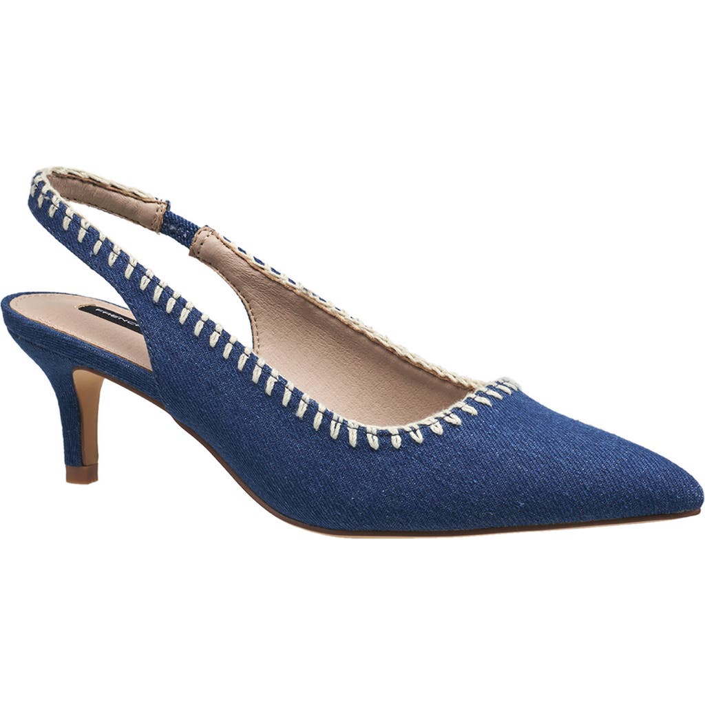 French Connection Women's Quinn Slingback Sandal In Denim