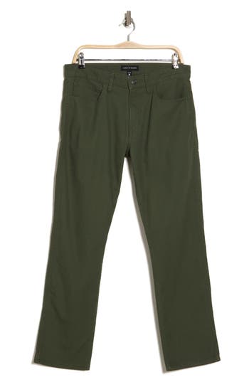 Lucky Brand Cotton Stretch Canvas Pants In Deep Depths