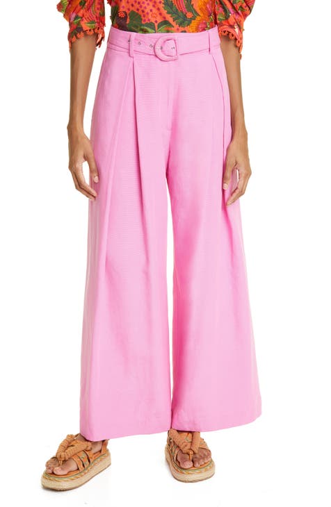 Pink Wide Leg Pants main image 0