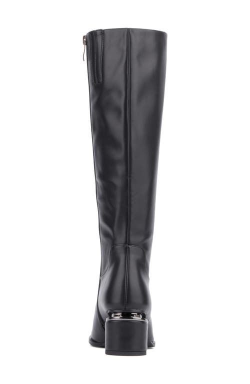 Torgeis Wedge Heel Tall Boot In Black