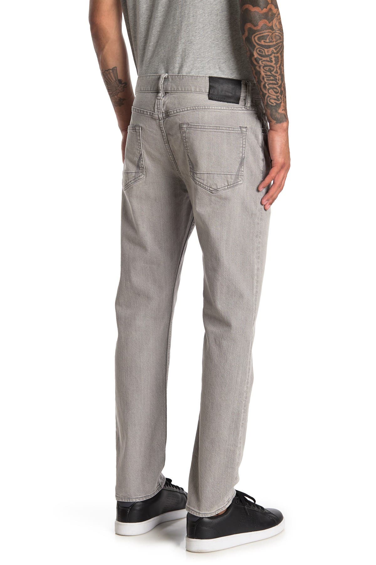Allsaints Carter Jeans In Mid Grey 