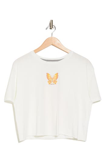 Volcom Sun Keep Trim Graphic T-shirt In White