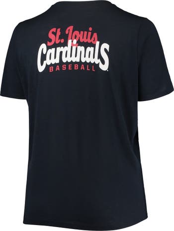 Men's Majestic Threads Heathered Gray/Red St. Louis Cardinals
