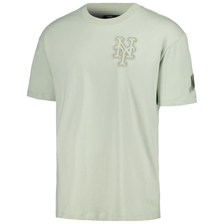 Shop Pro Standard Mint New York Mets Neutral Cj Dropped Shoulders T-shirt