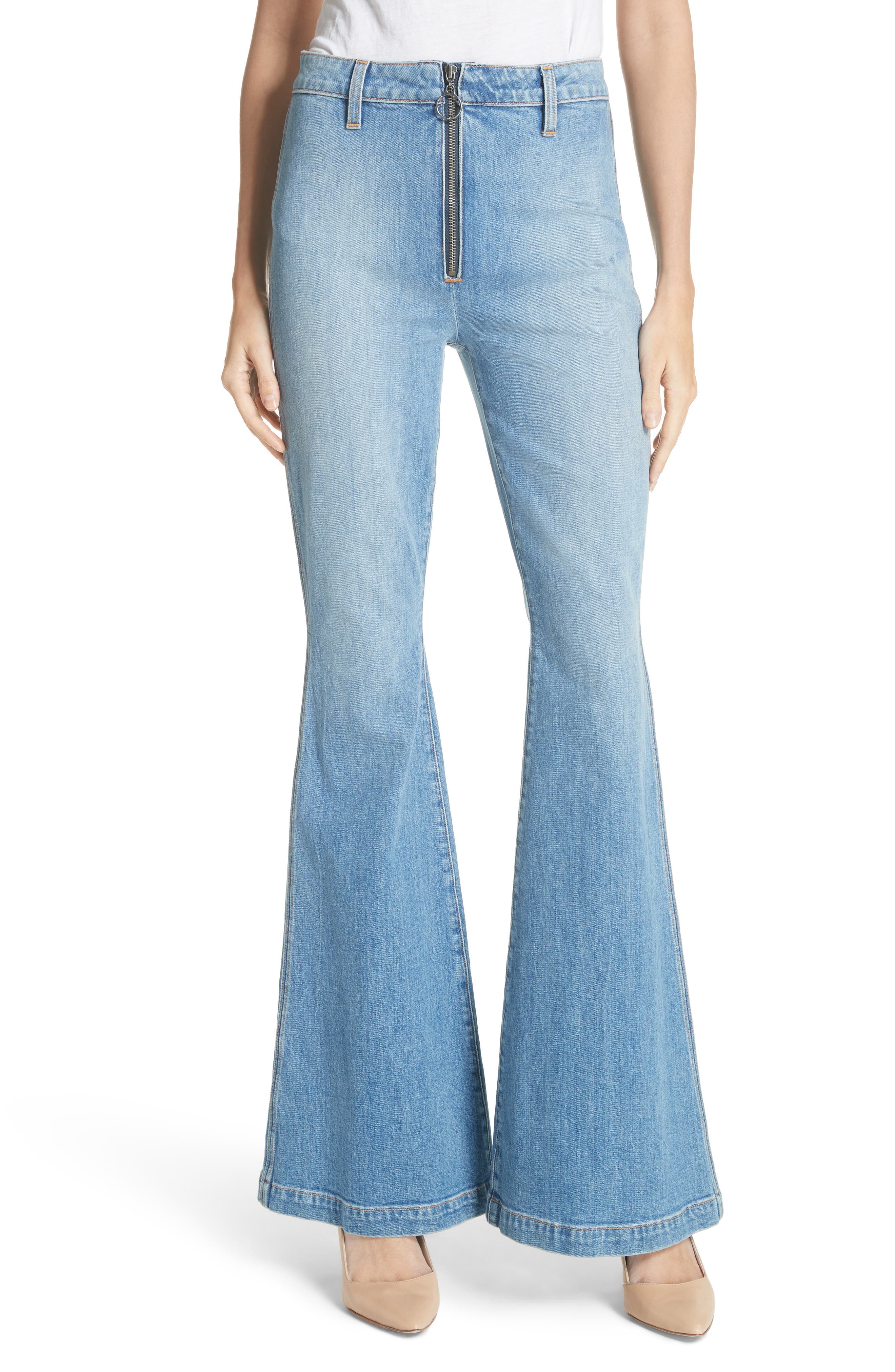 nordstrom bell bottom jeans