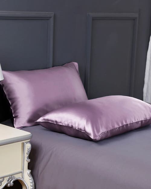 Shop Lilysilk Pure Mulberry Silk Terse Envelope Luxury Pillowcase In Lavender