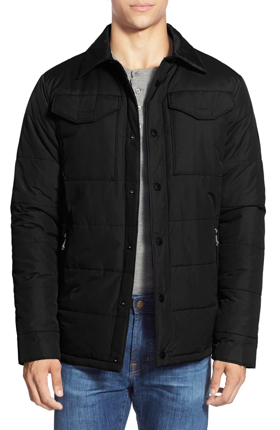 The North Face 'Patrick's Point' Quilted Shirt Jacket Nordstrom