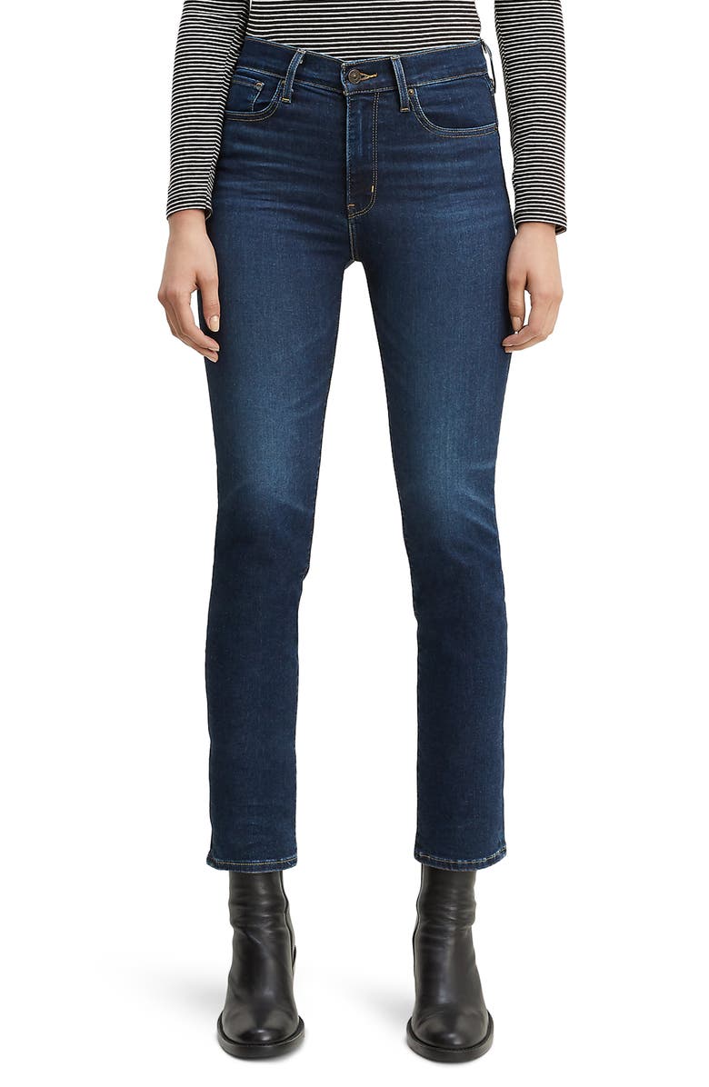 Levi's® 724™ High Waist Crop Straight Leg Jeans (London Indigo) | Nordstrom