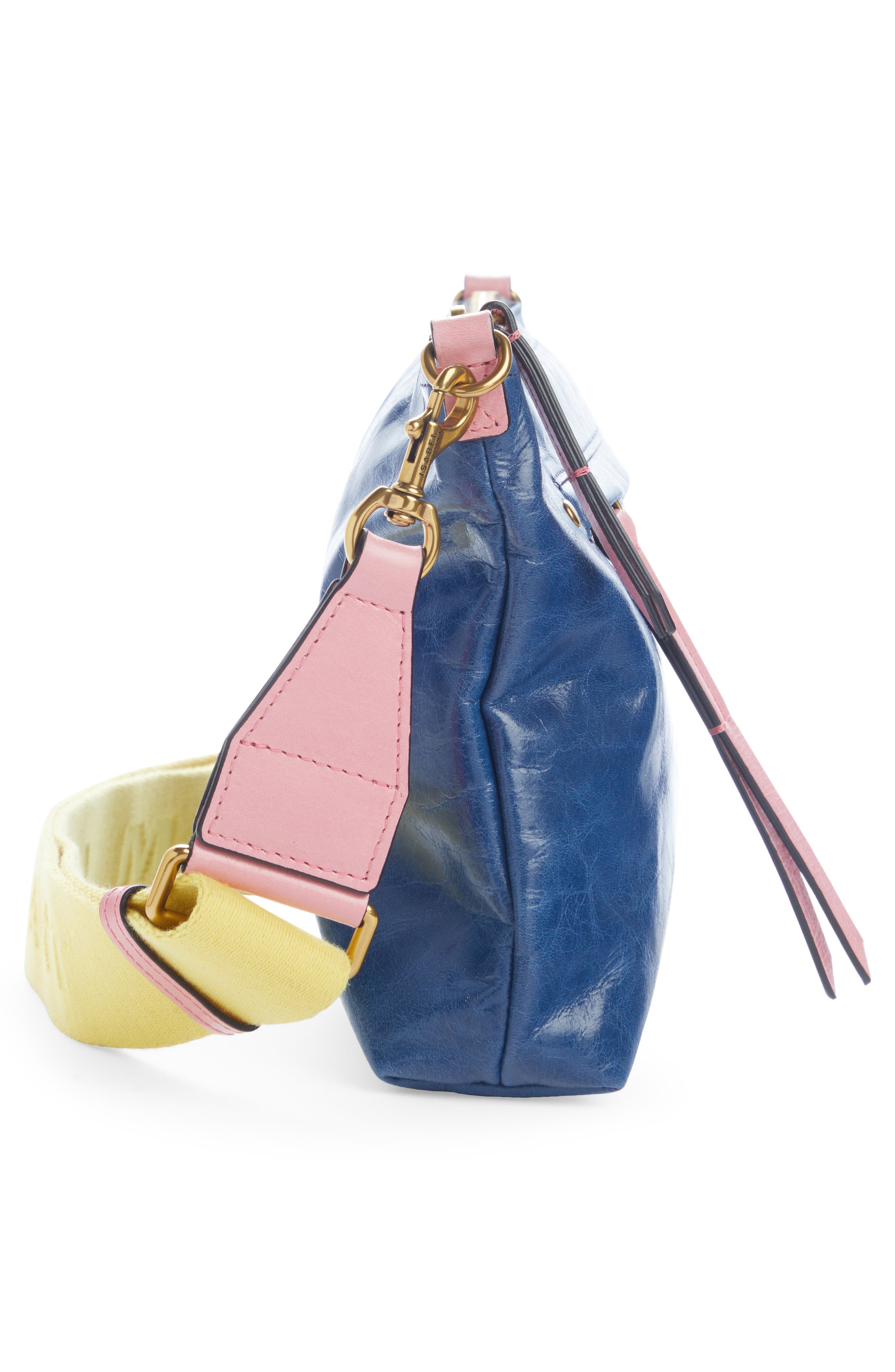 Womens Sabel Patent Crossbody Bag Pink